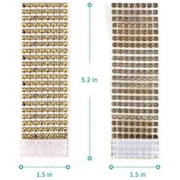 100pcs Napkin Rings, Gold Napkin Rings Buckles for Table Decorations, Wedding - Picture 6 of 7